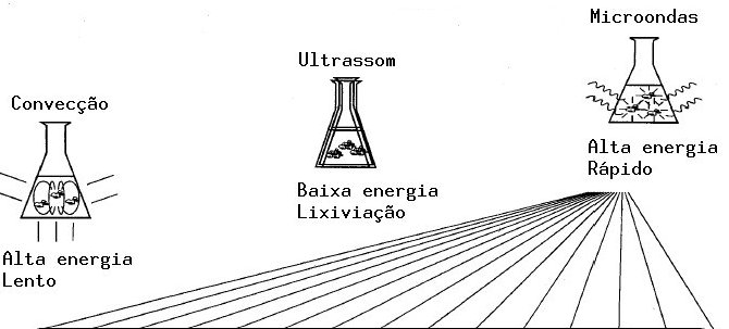 Fontes de energia para a solubilização de amostras.(J. Braz. Chem. Soc., Vol. 10, No. 6, 429-437, 1999.)