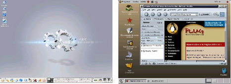 Gerenciadores de Janelas KDE e GNOME. Os dois gerenciadores de janelas mais populares no mundo Linux.