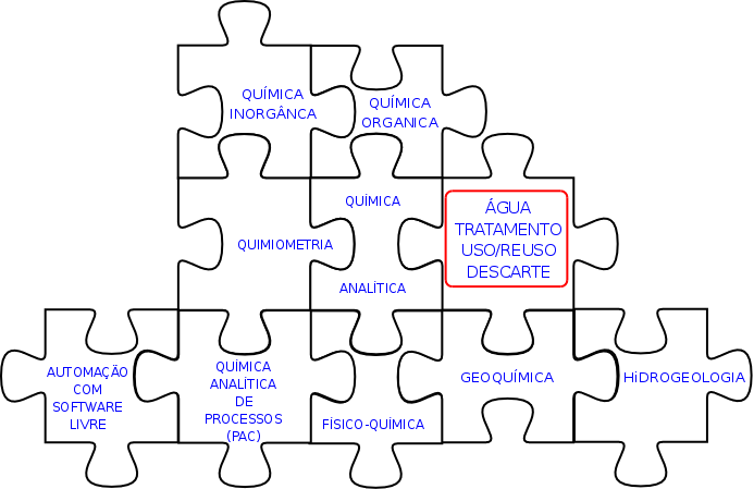 Integração da Química Orgânica, Inorgânica e Físico-Química.